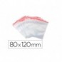 Buste trasparenti chiusura grip in LDPE 50 μm Q-Connect idonee al contatto alimentare - conf. 1000 pz - 8x12 cm