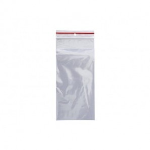 Buste trasparenti chiusura grip in LDPE 50 μm Q-Connect idonee al contatto alimentare - conf. 1000 pz - 9x19 cm