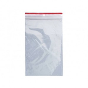 Buste trasparenti chiusura grip in LDPE 50 μm Q-Connect idonee al contatto alimentare - conf. 1000 pz - 12x18 cm