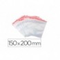 Buste trasparenti chiusura grip in LDPE 50 μm Q-Connect idonee al contatto alimentare - conf. 1000 pz - 15x20 cm