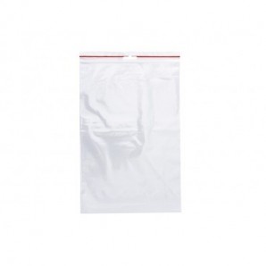 Buste trasparenti chiusura grip in LDPE 50 μm Q-Connect idonee al contatto alimentare - conf. 1000 pz - 20x30 cm