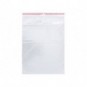 Buste trasparenti chiusura grip in LDPE 50 μm Q-Connect idonee al contatto alimentare - conf. 1000 pz - 23x32 cm