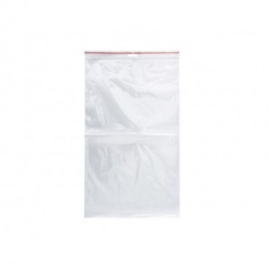 Buste trasparenti chiusura grip in LDPE 50 μm Q-Connect idonee al contatto alimentare - conf. 1000 pz - 27,5x45 cm