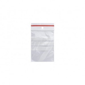 Buste trasp. chiusura grip in LDPE 50 μm Q-Connect con banda scrivibile - cont. alimentare - conf. 1000 pz - 6x8 cm
