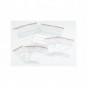 Buste trasp. chiusura grip in LDPE 50 μm Q-Connect con banda scrivibile - cont. alimentare - conf. 1000 pz - 6x8 cm