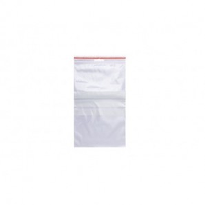 Buste trasp. chiusura grip in LDPE 50 μm Q-Connect con banda scrivibile - cont. alimentare - conf. 1000 pz - 15x25 cm