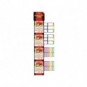 Cravatta da 40 buste di etichette Markin per la scuola personalizzabili - 2 misure assortite - X120PERS-ESP40