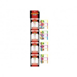 Cravatta da 40 buste di etichette Markin 70x37 mm - decorazioni assortite X11046ESP40