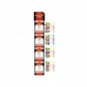 Cravatta da 40 buste di etichette Markin 70x37 mm - decorazioni assortite X11046ESP40