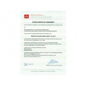 Guanti da lavoro in pelle capra riv. PL sul dorso Donau Safety per logistica - taglia S - DPI Cat. II - conf. 12 pezzi