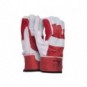 Guanti da lavoro in pelle crosta bovina Donau Safety per edilizia - taglia XL - DPI Cat. II - conf. 12 pz - 32165431-10
