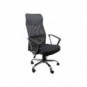 Poltrona direzionale Unisit CH5 Eco smart schienale in rete e braccioli nero CH5/KN