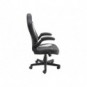 Poltrona direzionale Unisit CH3 Eco smart in PU con braccioli nero/bianco CH3/KN