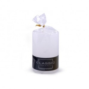 Candela a colonna rustica Donau Home 70x100 mm bianco 45337111-14
