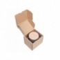 Candela di soia in vaso di vetro con coperchio in legno Donau Home 200 g Citrus Glow - 45361411-10