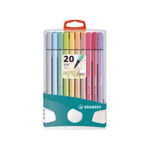 Pennarelli Stabilo Pen 68 Pastel Love - tratto 1 mm - conf. 20 colori assortiti BE6820-0311