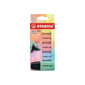 Evidenziatori Stabilo Boss® Mini Pastel - conf. 5 colori assortiti 07/5-2-02