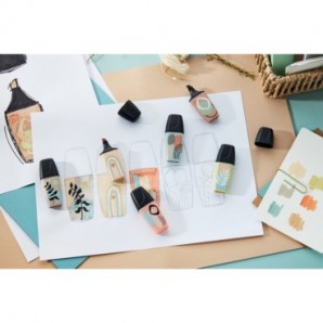 Evidenziatori Stabilo Boss® Mini NatureVibes - conf. 5 colori assortiti 07/05-31-10