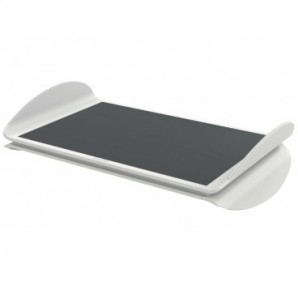 Poggiapiedi regolabile a 2 altezze per computer Leitz Ergo grigio chiaro - 508x135x300 mm - 65030085