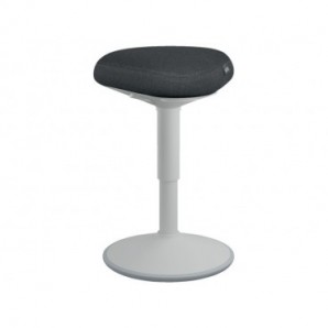 Sgabello Active Comfort da seduta ergonomico Leitz Ergo grigio chiaro - 370x460x377 mm - 65440085