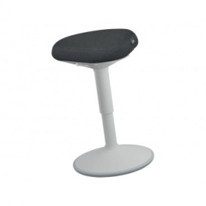 Sgabello Active Comfort da seduta ergonomico Leitz Ergo grigio chiaro - 370x460x377 mm - 65440085