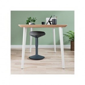 Sgabello Active Comfort da seduta ergonomico Leitz Ergo grigio scuro - 370x460x377 mm - 65440089