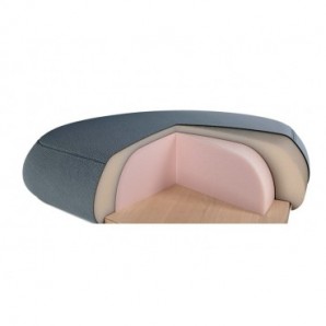 Sgabello Active Comfort da seduta ergonomico Leitz Ergo grigio scuro - 370x460x377 mm - 65440089