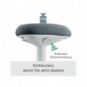 Sgabello Active Comfort in piedi ergonomico Leitz Ergo grigio chiaro - 370x610x377 mm - 65450085