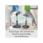 Sgabello Active Comfort in piedi ergonomico Leitz Ergo grigio scuro - 370x610x377 mm - 65450089