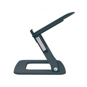 Supporto Ergo per Laptop Multi-angolo con 80% plastica riciclata Leitz Ergo grigio scuro - 258x45x253 mm - 64240089
