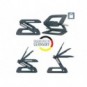 Supporto Ergo per Laptop Multi-angolo con 80% plastica riciclata Leitz Ergo grigio scuro - 258x45x253 mm - 64240089