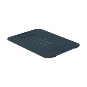 Supporto per laptop regolabile ultrapiatto in alluminio Leitz Ergo grigio scuro - 300x10x210 mm - 63460089