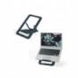 Supporto per laptop regolabile ultrapiatto in alluminio Leitz Ergo grigio scuro - 300x10x210 mm - 63460089