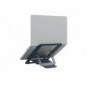 Supporto per laptop regolabile ultrapiatto in alluminio Leitz Ergo grigio scuro - 300x10x210 mm - 63460089