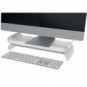 Supporto per monitor regolabile a 2 altezze Leitz Ergo grigio chiaro - 209x112x438 mm - 65040085