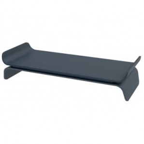 Supporto per monitor regolabile a 2 altezze Leitz Ergo grigio scuro - 209x112x438 mm - 65040089