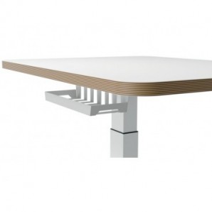 Scrivania compatta Sit - Stand elettrica Leitz Ergo bianco - 600x650x800 mm - 65340001