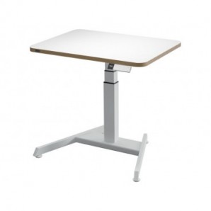 Scrivania compatta Sit - Stand elettrica Leitz Ergo bianco - 600x650x800 mm - 65340001