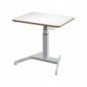 Scrivania compatta Sit - Stand elettrica Leitz Ergo bianco - 600x650x800 mm - 65340001