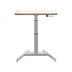 Scrivania compatta Sit - Stand elettrica Leitz Ergo bianco - 600x650x800 mm - 65340001