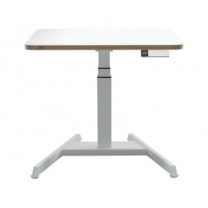 Scrivania compatta Sit - Stand elettrica Leitz Ergo bianco - 600x650x800 mm - 65340001