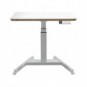 Scrivania compatta Sit - Stand elettrica Leitz Ergo bianco - 600x650x800 mm - 65340001
