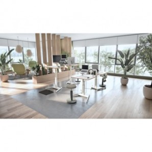 Scrivania compatta Sit - Stand elettrica Leitz Ergo bianco - 600x650x800 mm - 65340001