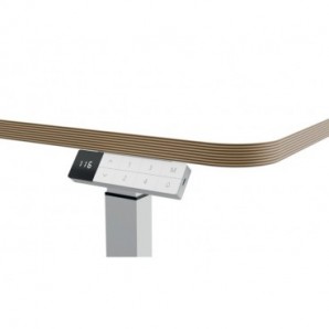 Scrivania compatta Sit - Stand elettrica Leitz Ergo bianco - 600x650x800 mm - 65340001