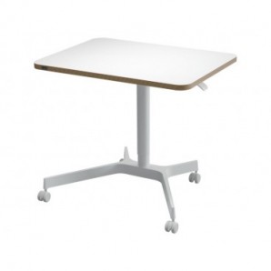 Scrivania compatta Sit - Stand pneumatica Leitz Ergo bianco - 600x650x800 mm - 65360001