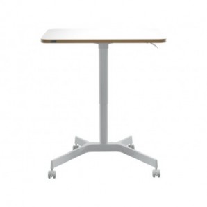 Scrivania compatta Sit - Stand pneumatica Leitz Ergo bianco - 600x650x800 mm - 65360001