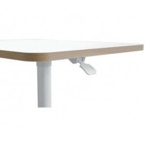 Scrivania compatta Sit - Stand pneumatica Leitz Ergo bianco - 600x650x800 mm - 65360001