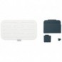Pannello forato con accessori portapenne, gancio e portariviste 42x25 cm Leitz Ergo grigio chiaro -