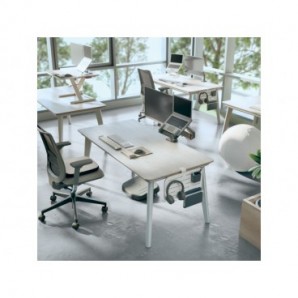 Pannello forato con accessori portapenne, gancio e portariviste 42x25 cm Leitz Ergo grigio chiaro -
