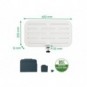 Pannello forato con accessori portapenne, gancio e portariviste 42x25 cm Leitz Ergo grigio chiaro -